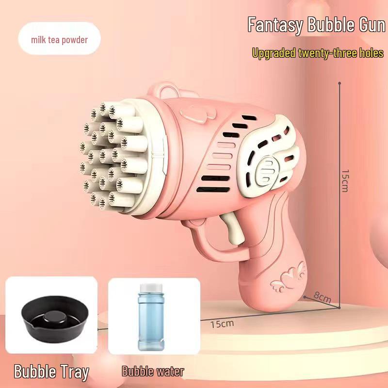 40-Hole Little Dinosaur Handheld Bubble Blower - Automatic Outdoor Toy for Kids