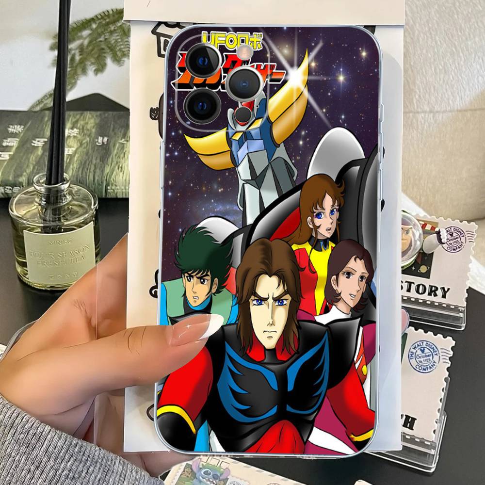 UFO R-Robot G-Goldorak For IPhone 17 16 15 14 13 12 11 Pro Max Plus Phone Case High End Silicone