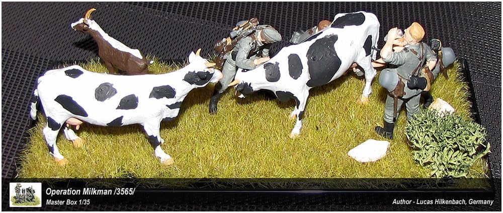 Мастер Бокс Животноводство 2 Коровы и 1 Пластик MB35066 1/35 Набор, Коза, Модель,