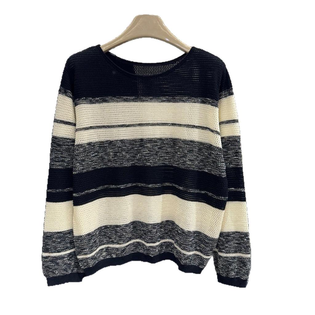 Women Autumn Winter Loose Knitted Sweater Soft Warm Long Sleeve Solid Color Casual Oversized Pullover Daily Streetwear Tops