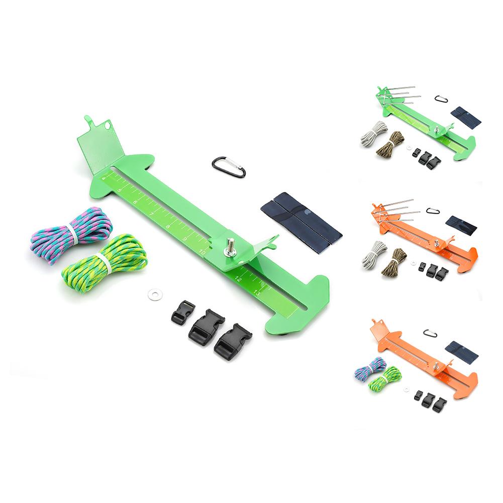 Jig Paracord Jig Bracelet Maker Paracord Tool Kit Adjustable Metal Weaving Bracelet Maker Paracord Tool Kit DIY Craft