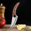 Нож для обвалки мяса, ножи для фруктов, деревянная ручка, уличный походный нож, многофункциональный кухонный нож с чехлом для ножа