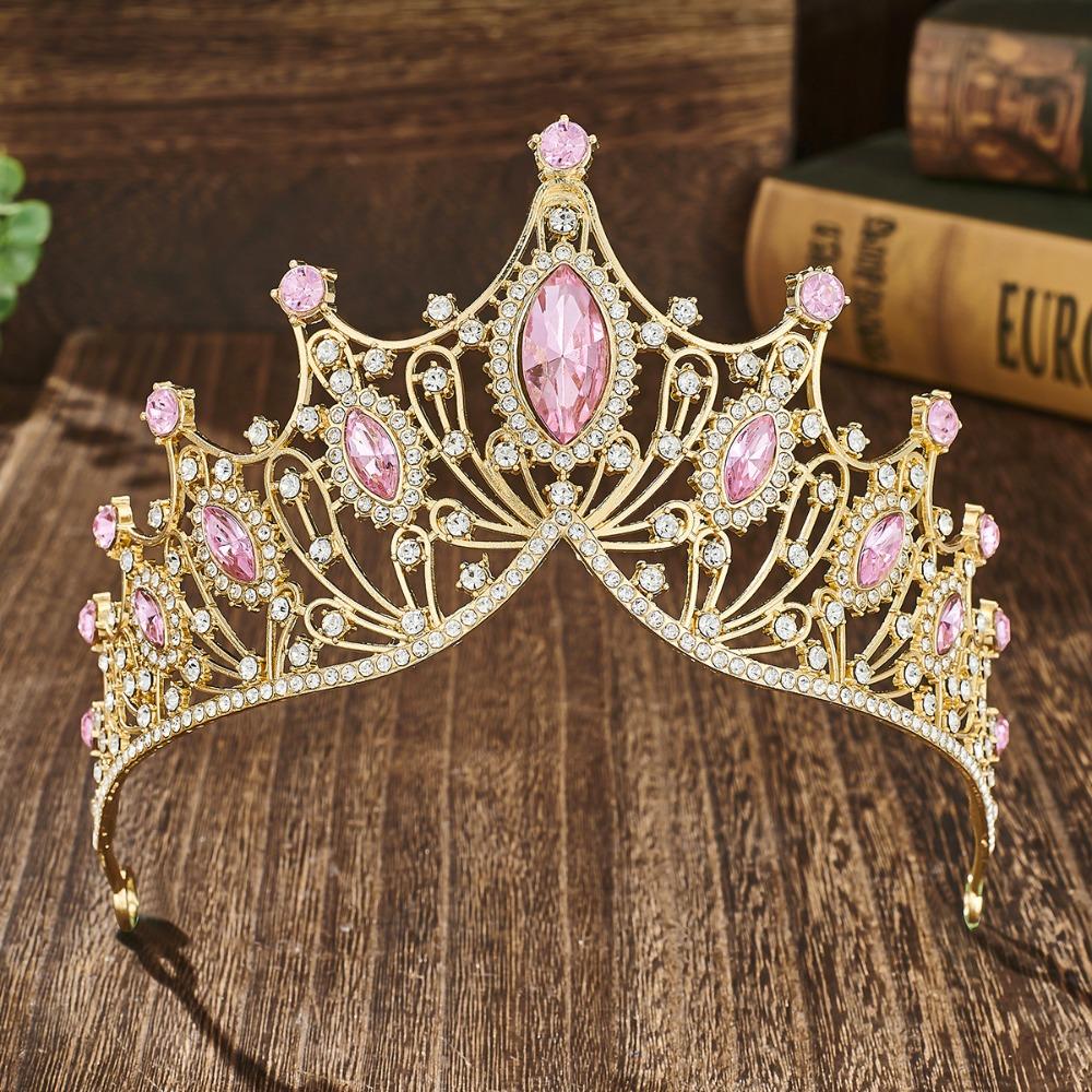 Crystal Bridal Crown Cosplay Royal Princess Crown Fashion Queen Crown Wedding Accessories