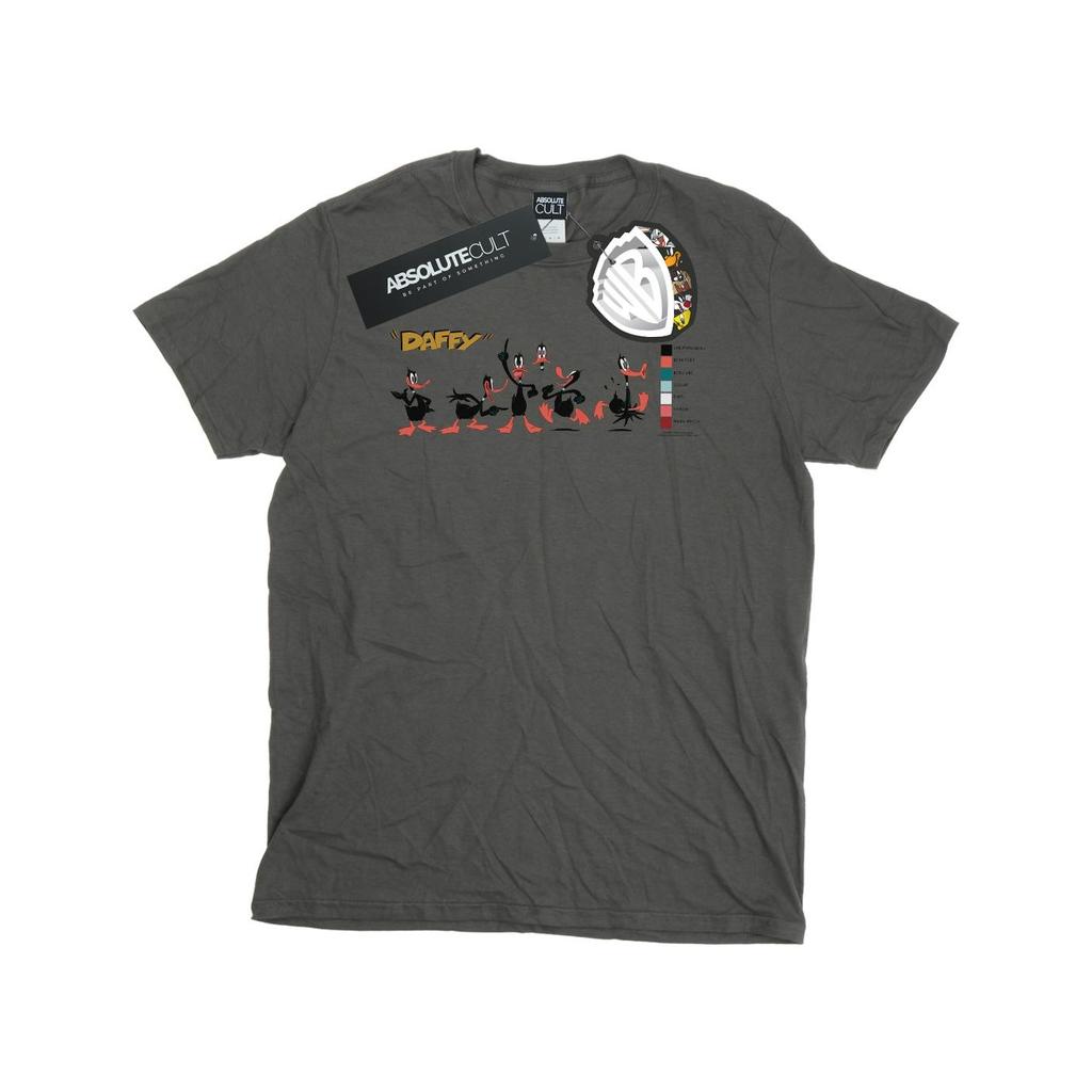 Looney Tunes Mens Daffy Duck Colour Code T-Shirt