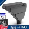 Ford Figo Center Console Armrest Storage Box - Modified Car Accessory.