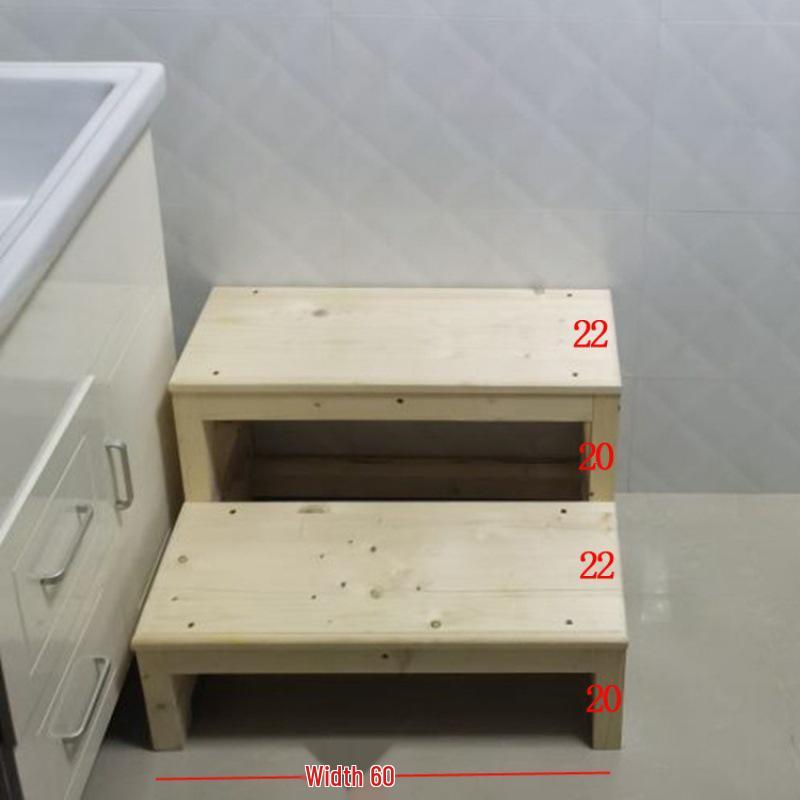 Компактная складная стремянка из массива дерева для дома