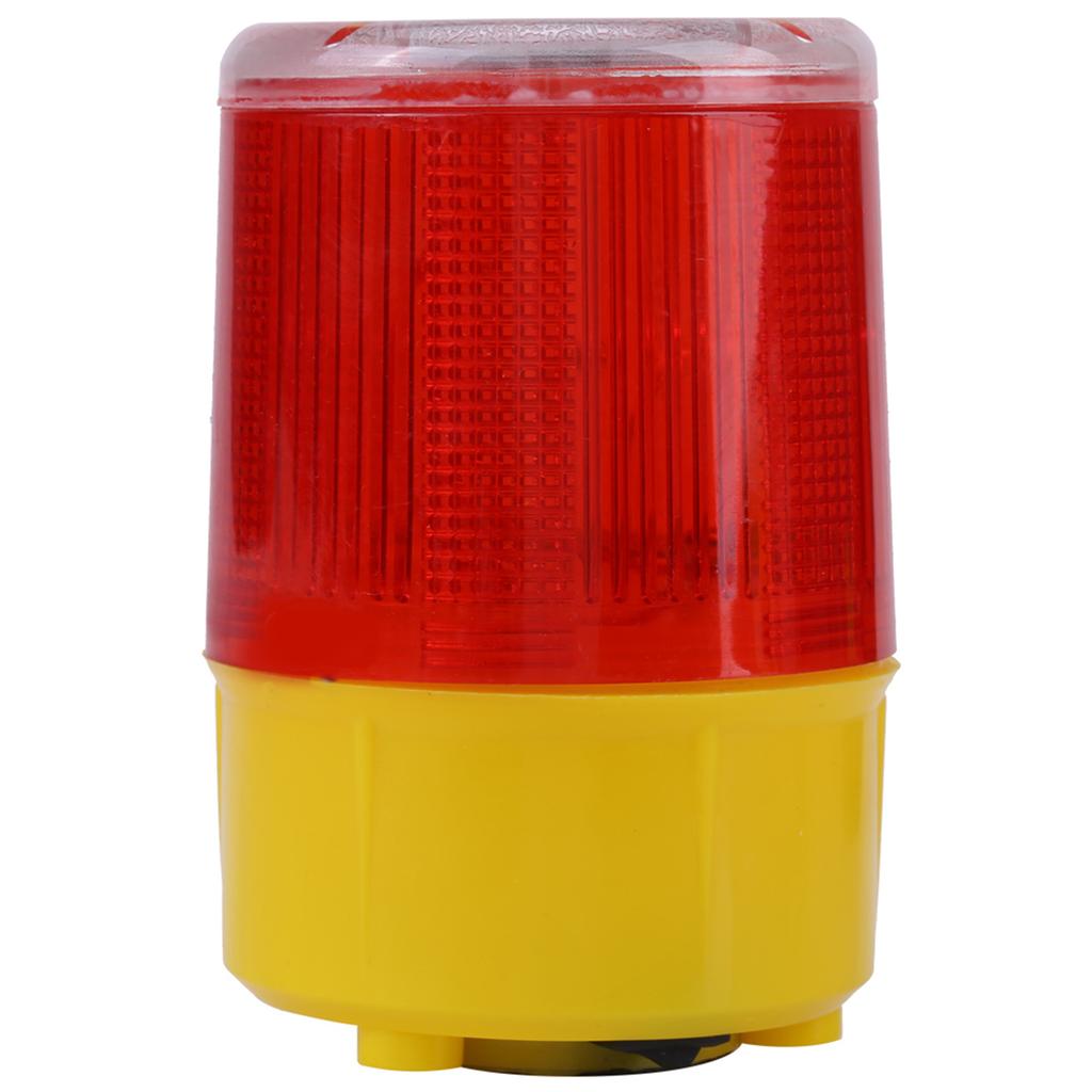 1pc Solar LED Emergency Warning Flash Light Alarm Lamp Traffic Road Boat Red Light