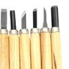12 шт. Резцы по дереву Острое лезвие Многоцелевой Марганцевая сталь Высокая твердость Набор для резьбы по дереву для гравировки
