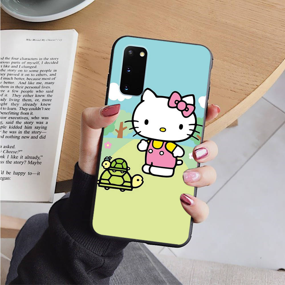 AH43 Hello Kitty черный чехол для Xiaomi Poco X6 M5 M6 F5 F6 F1 C65 C55 C50 C51 C40 Redmi Note 7 8 14C A3X 13C 12C 11 10A 9C Pro мягкий чехол