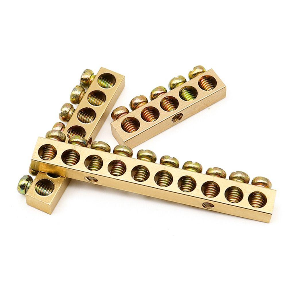 Copper Wire Connector Multi-specification Terminal Block Brass Row Junction Box Electrical