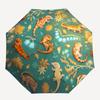 1pc Lizards and Nature Automatic Open/close Folding Umbrella, Compact Portable Travel Umbrella, Cute Umbrella, Durable Construction yy260328041