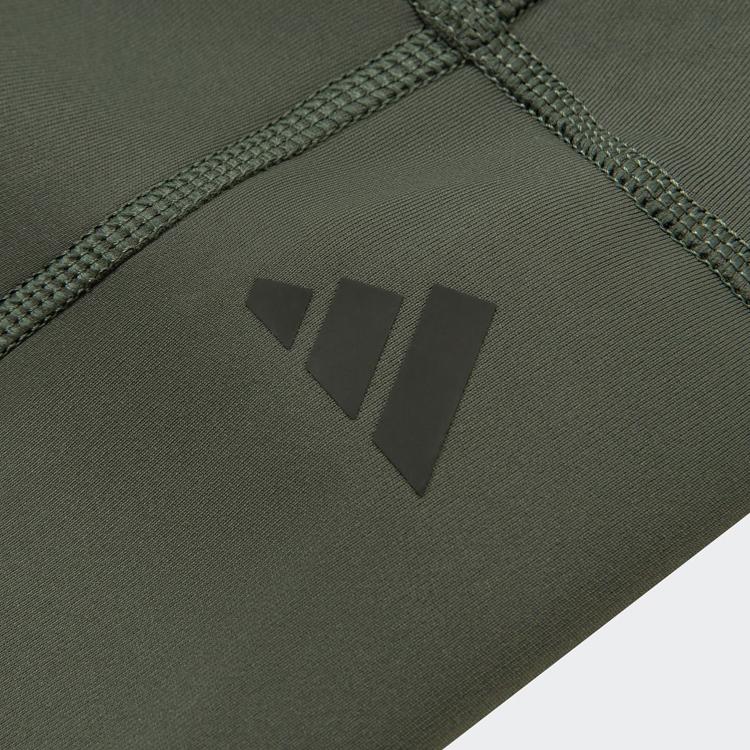 adidas Optime Power 7/8, укороченные леггинсы для йоги и фитнеса с высокой талией, женские плавки, серые, сосново-зеленые, IZ0270