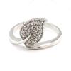 Silver Ring 'Goddess' White Silver (rhodium) - 10 Mm
