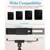 Flat panel diagonal 210 300mm flat panel wall bracket with anti theft lock can rotate horizontally and vertically  black