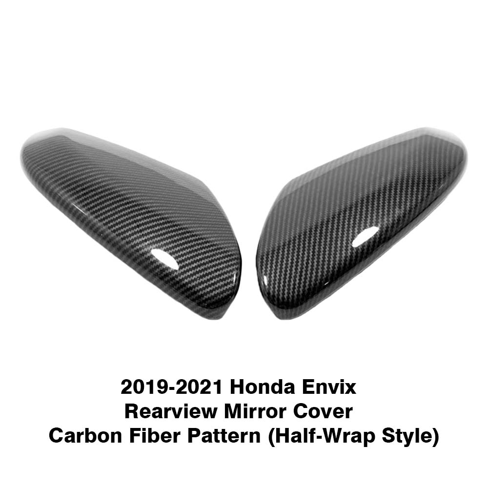 Car Decoration Carbon Fiber Door Mirror Cover For Honda Envix - Car Rearview Accessories Styling