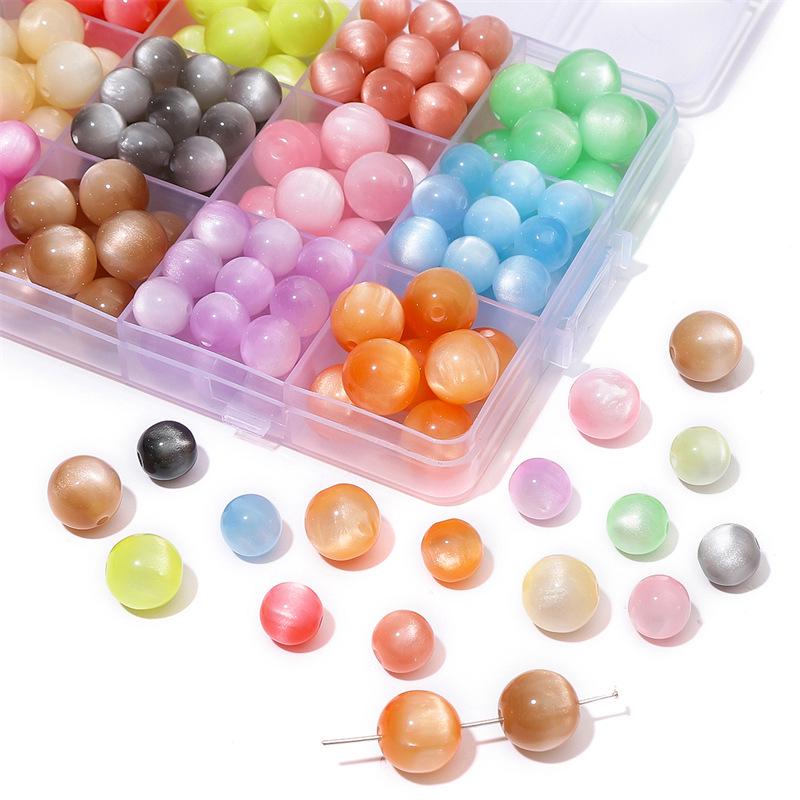 Смоляные бусины «кошачий глаз»: Материалы для изготовления украшений своими руками и детского бисероплетения