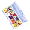 50Pcs Guitar Pick Kit Plastic Frosted Polished Professional Guitar Pick Replacement