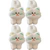 Cute Plush Cat Solid Color Hair Clip Women Side Bangs BB Clip Fashion Hair Accessories