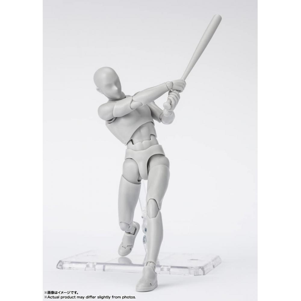 Bandai SPIRITS SHFiguarts Body-kun -Sports- Edition DX SET (Серый цвет Вер.) приблизительно. 150 мм ПВХ и АБС окрашенная подвижная фигурка BAS64933