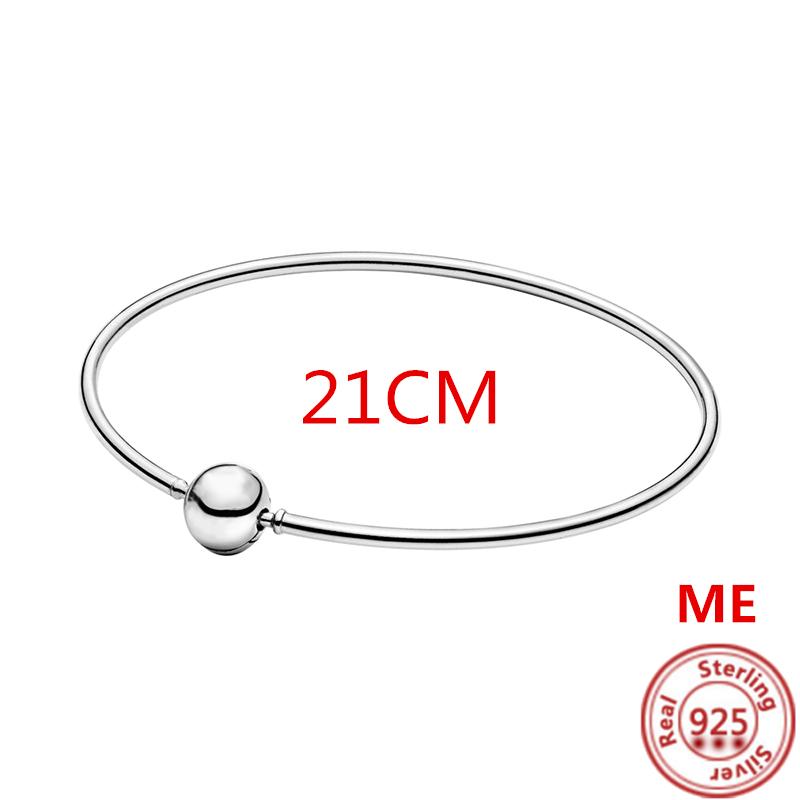 Кольцо Me из стерлингового серебра 925 пробы с круглым разъемом, двойной браслет, подходит для оригинального браслета-цепочки Me Link, ювелирные изделия