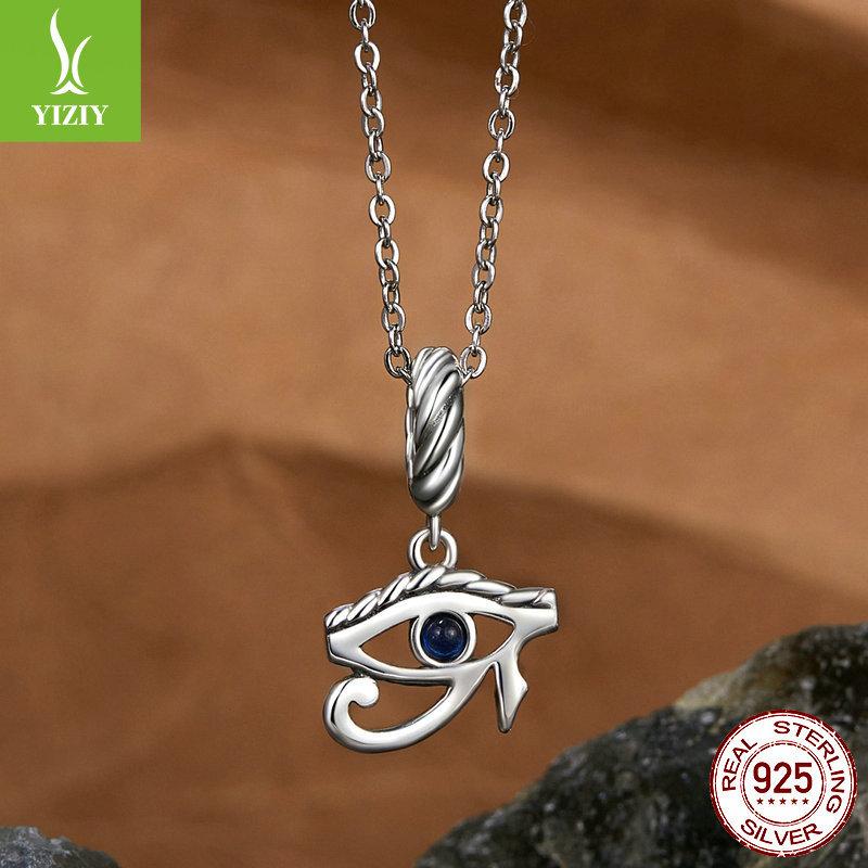 Глаз Гора Подвеска Сделай Сам Аксессуар с Браслетом из Серебра S925 с Бусинами