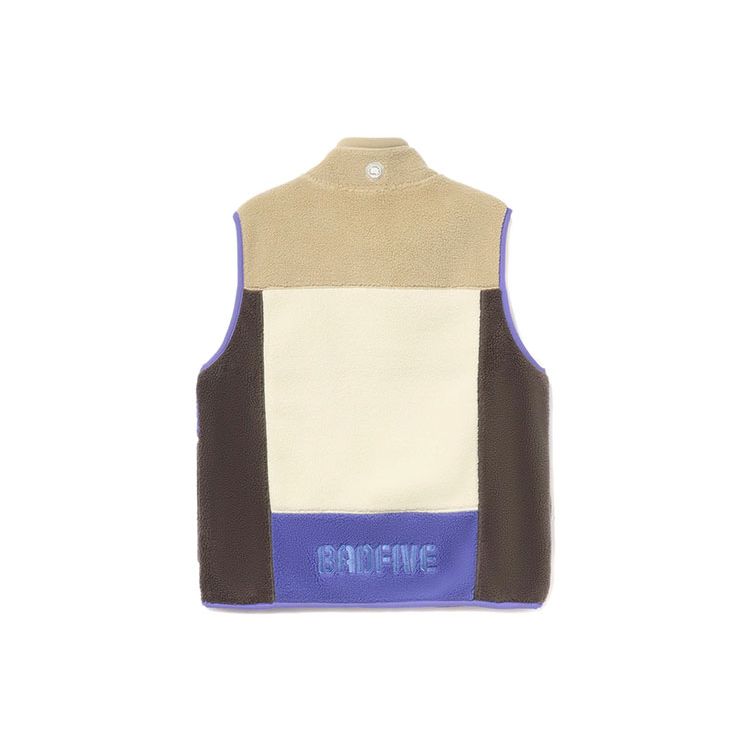 Li Ning Badfive цветной блок флис теплый свободный жилет с воротником-стойкой мужские жилеты хаки AMDR045-2