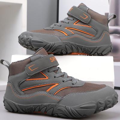 Весенне-осенние детские сапоги с высоким берцем; Спортивная обувь на открытом воздухе; Спортивная обувь; Ботинки для девочек; Сапоги для мальчиков;