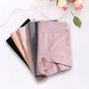 Women Panties Graphene Crotch Stretchy High Waist Tummy Tightening Solid Color Anti Exposure Briefs