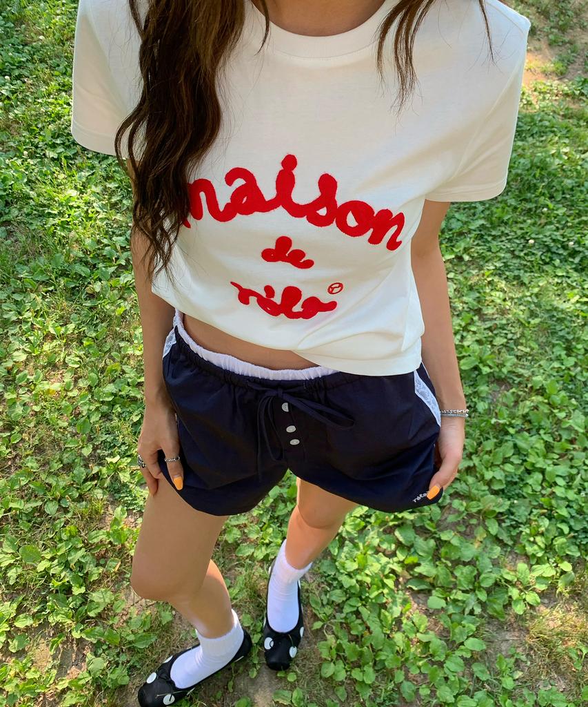 ROLAROLA Maison De Rola Embroidery T-Shirt White