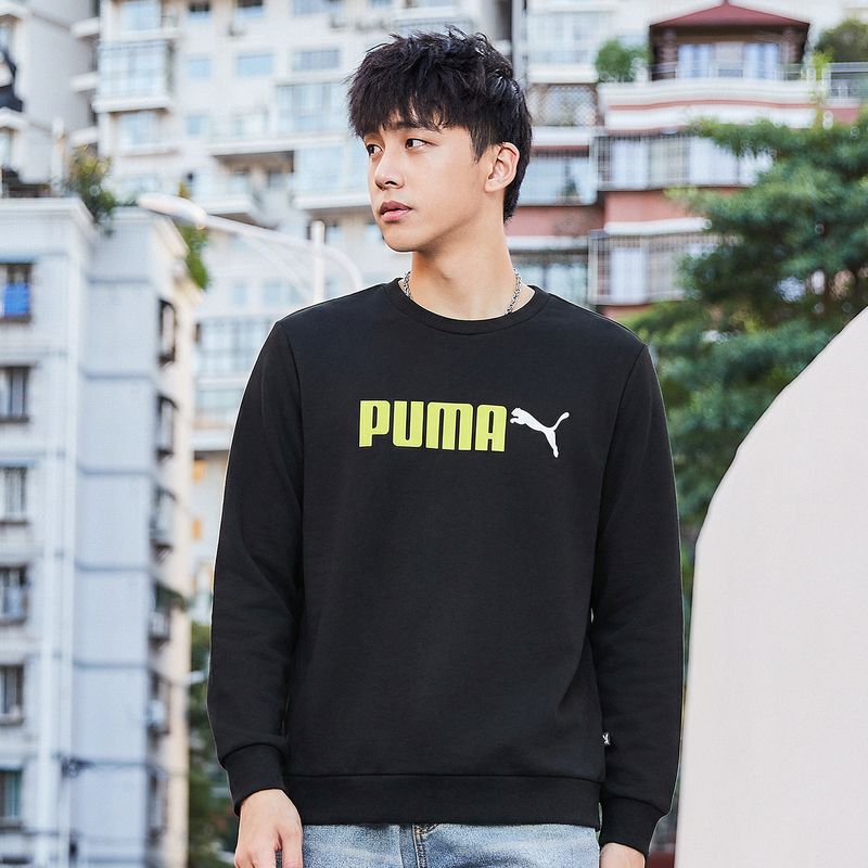 Puma Нет. Мужская и женская толстовка с круглым вырезом 2 Crew TR Series, модная, простая, с длинным рукавом, унисекс, 695942-01
