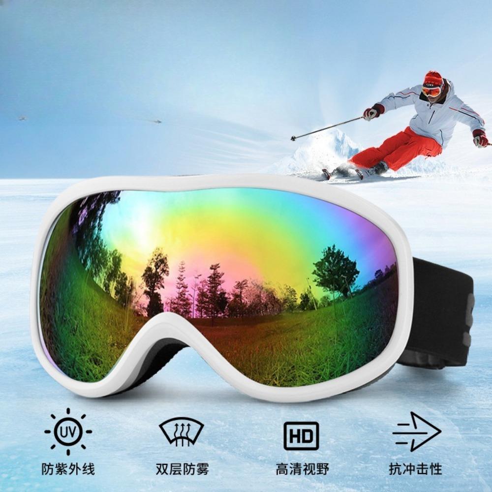 Spherical Ski Goggles Ski Goggles Double-layer Anti-fog Men's and Women's Outdoor Ski Glasses