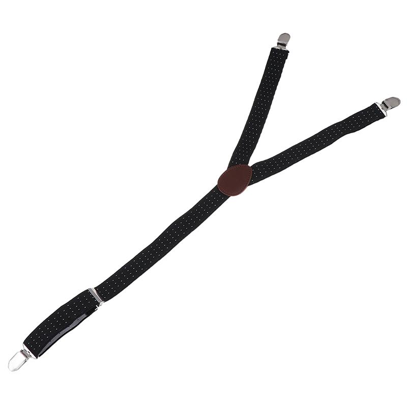 1 пара мужских подтяжек для рубашки, военный держатель, нескользящие зажимы, подвязки для ног