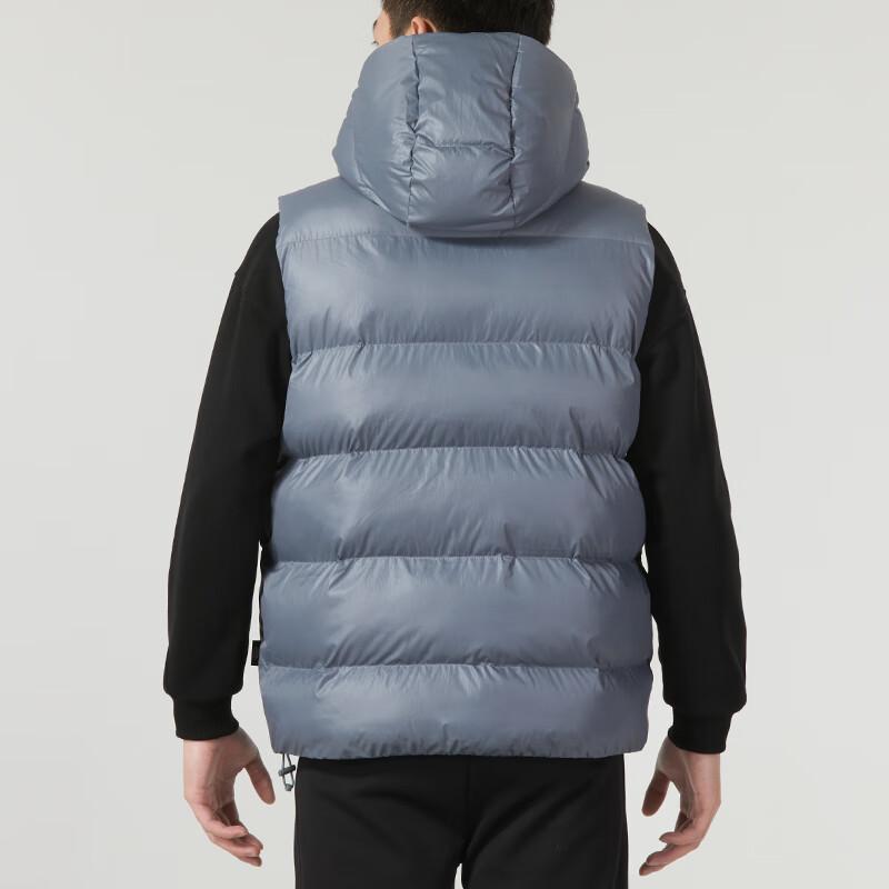 Nike Ветрозащитный жилет без рукавов с принтом алфавита, мужской жилет светло-серый FD6428-065