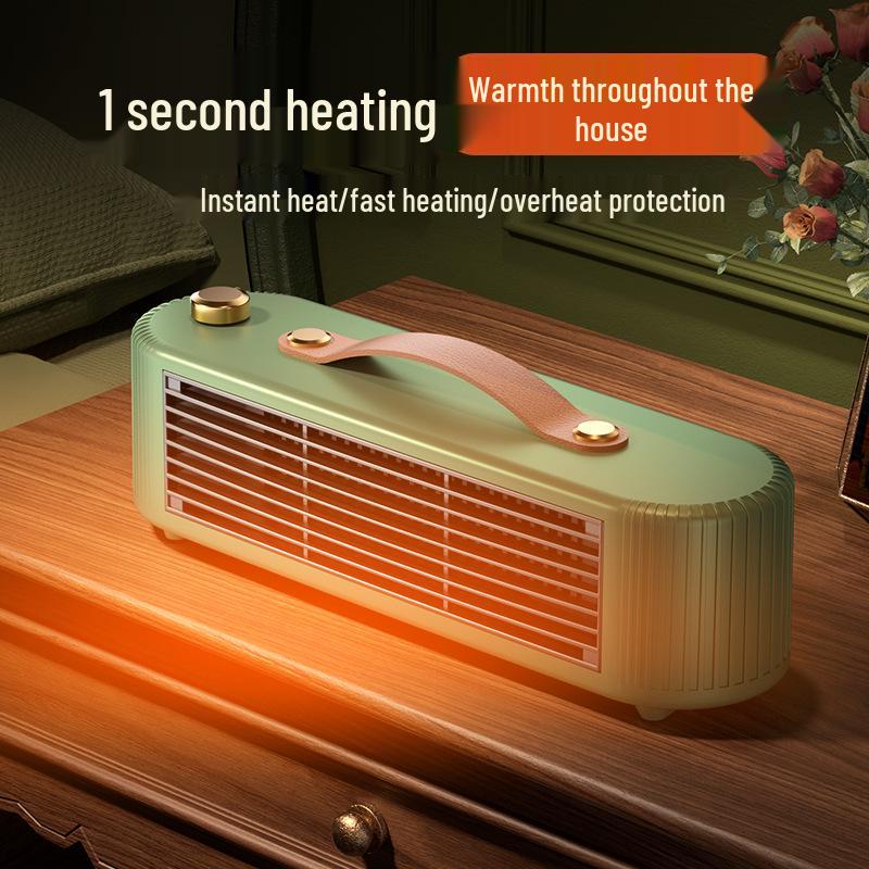 Портативный мини-PTC-нагреватель для дома/офиса - Компактный электрический вентилятор с быстрым нагревом