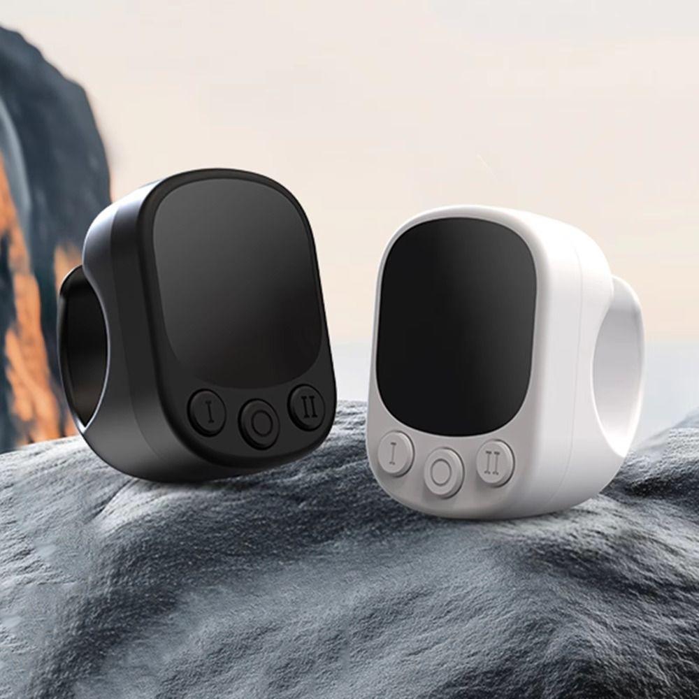 USB Rechargeable Ring Remote Control Camera Shutter Remote Page Turner
