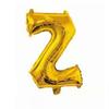16-дюймовый тонкий золотой воздушный шар из алюминиевой фольги с буквами Яркий золотой свадебное украшение Пленочный шар