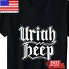 Базовая футболка с логотипом Uriah Heep, черная футболка, унисекс, все размеры S-5XL, TA1808, футболка унисекс