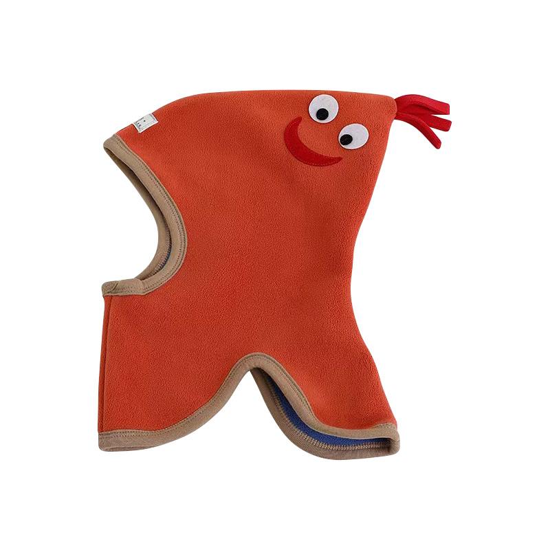 Милая детская шапка-чепчик, шарф, цельный мягкий флис, осень-зима, детские шапки-бини, теплые уши, защита шеи, детская кепка с героями мультфильмов