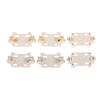 10Pcs White Housing Gold-Plated Tin-Plated Button Battery Holder For Cr2032 Cr2025 Bs-6 Smd Button Battery Holder Socket Cases