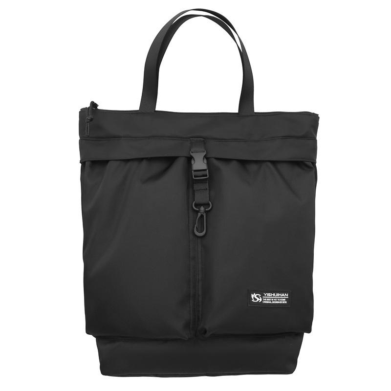 Рюкзак для студентов колледжа для мужчин и женщин, сумка для поездок на работу, однотонная повседневная сумка-тоут, рюкзак из водостойкого нейлона большой вместимости