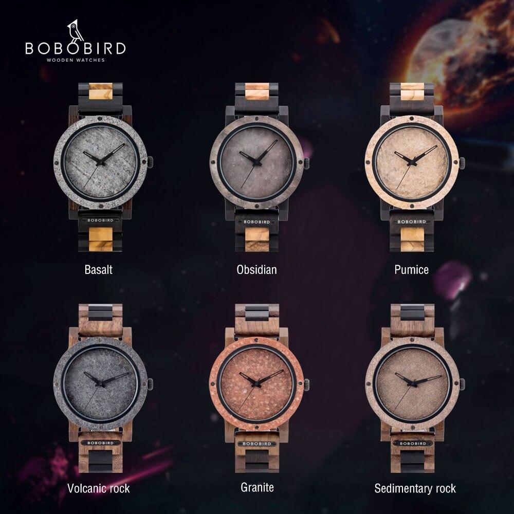 Высококачественные рок-часы, натуральные каменные часы, мужские, деревянный ремешок, японский кварцевый механизм, наручные часы ручной работы для мужчин