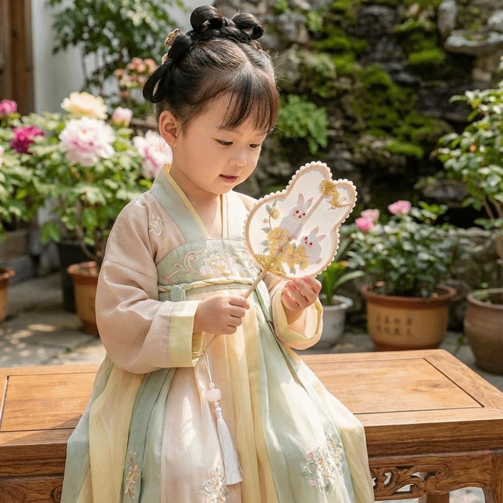 Handheld Ancient Style Fan Rabbit Shaped Dance Fan Decorative Fan Hanfu Fan Stage Performance