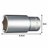 TONE Deep Socket (Hexagonal) 3S-23L Drive Angle 9.5mm (3/8") Width Across Flats 23mm