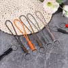 Self-Defense High Strength 8 Styles Parachute Cord Key Ring Paracord Keychain Lanyard Round Buckle