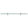 VidaXL Wall Shelves 2 Pcs Glass 70 X 10 Cm 8 Mm