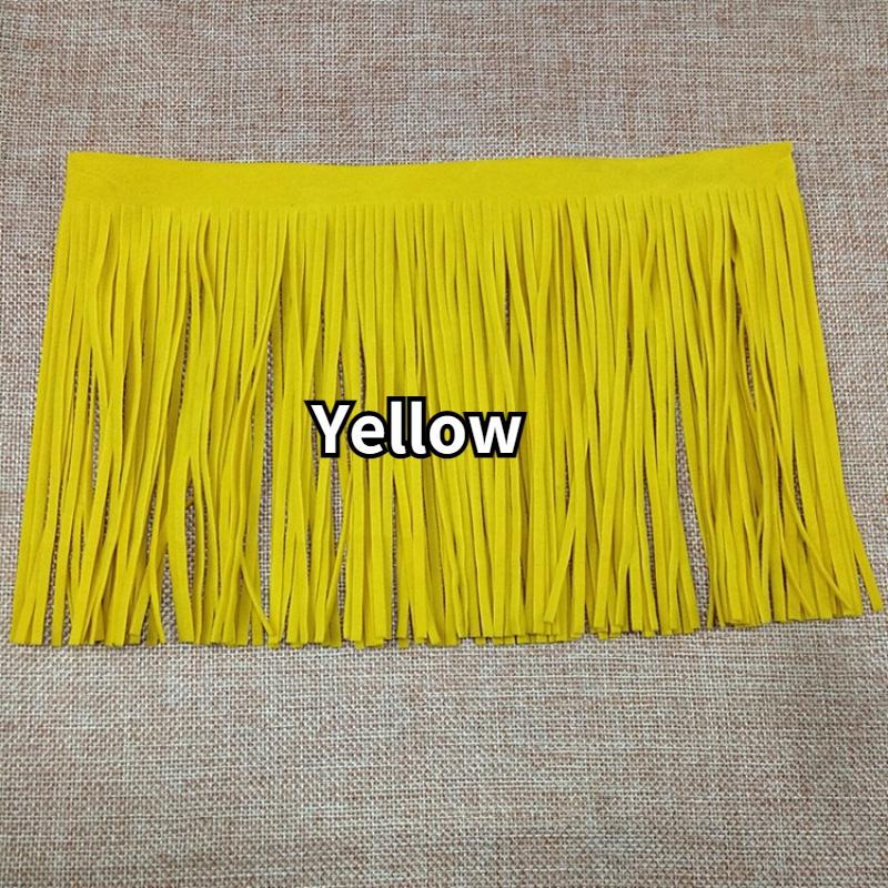 2 м двусторонняя искусственная замша с бахромой и кисточками, отделка юбки своими руками, платье, бахрома по краю, сумка, швейное ремесло