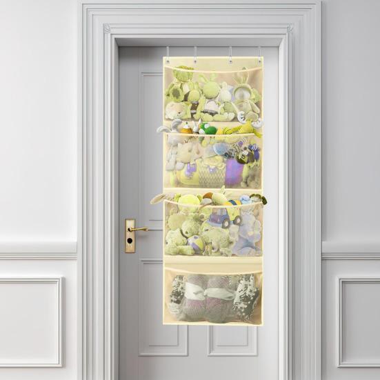 Сумка для хранения плюшевых игрушек-животных, очень большая вместимость, простая установка, дышащая, подвешиваемая, мягкая