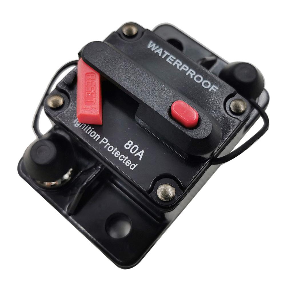 Бренд 30A 40A 50A 60A 70A 80A 100A 120A 150A 200A 250A 300A AMP Автоматический выключатель Предохранитель Сброс 12-48 В постоянного тока Автомобиль Лодка Авто Водонепроницаемый