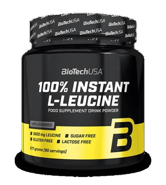 Biotech 100% Instant L-leucine, 277 g.