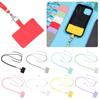 Detachable Keychain Chain Crossbody Phone Safety Tether Neck Cord Nylon Strap Phone Lanyard Patch